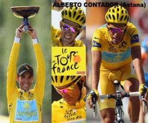 пазл Чемпион Альберто Контадор, &quot;Тур де Франс 2009